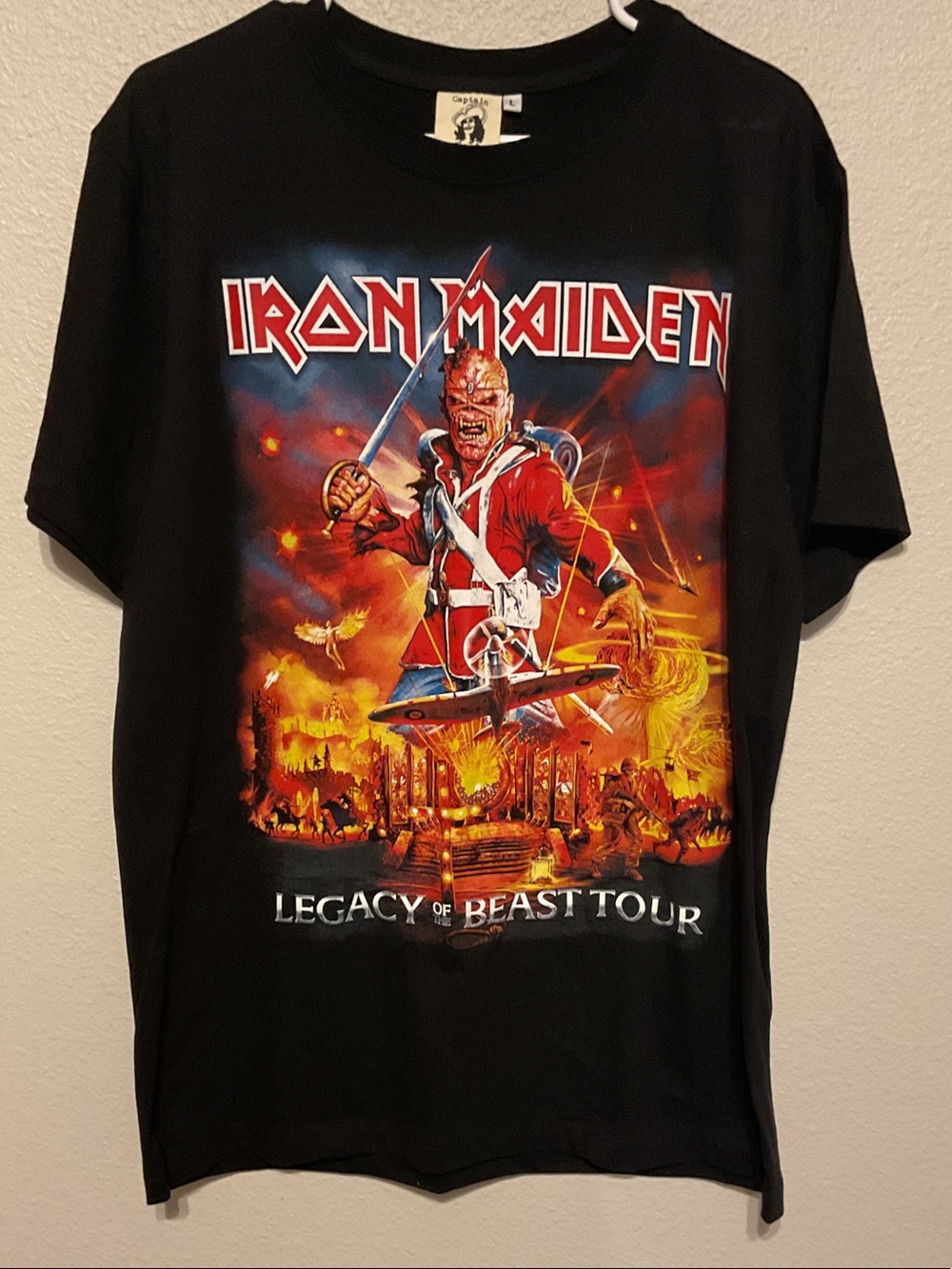Black 'Legacy of the Beast Tour' Graphic T‑Shirt